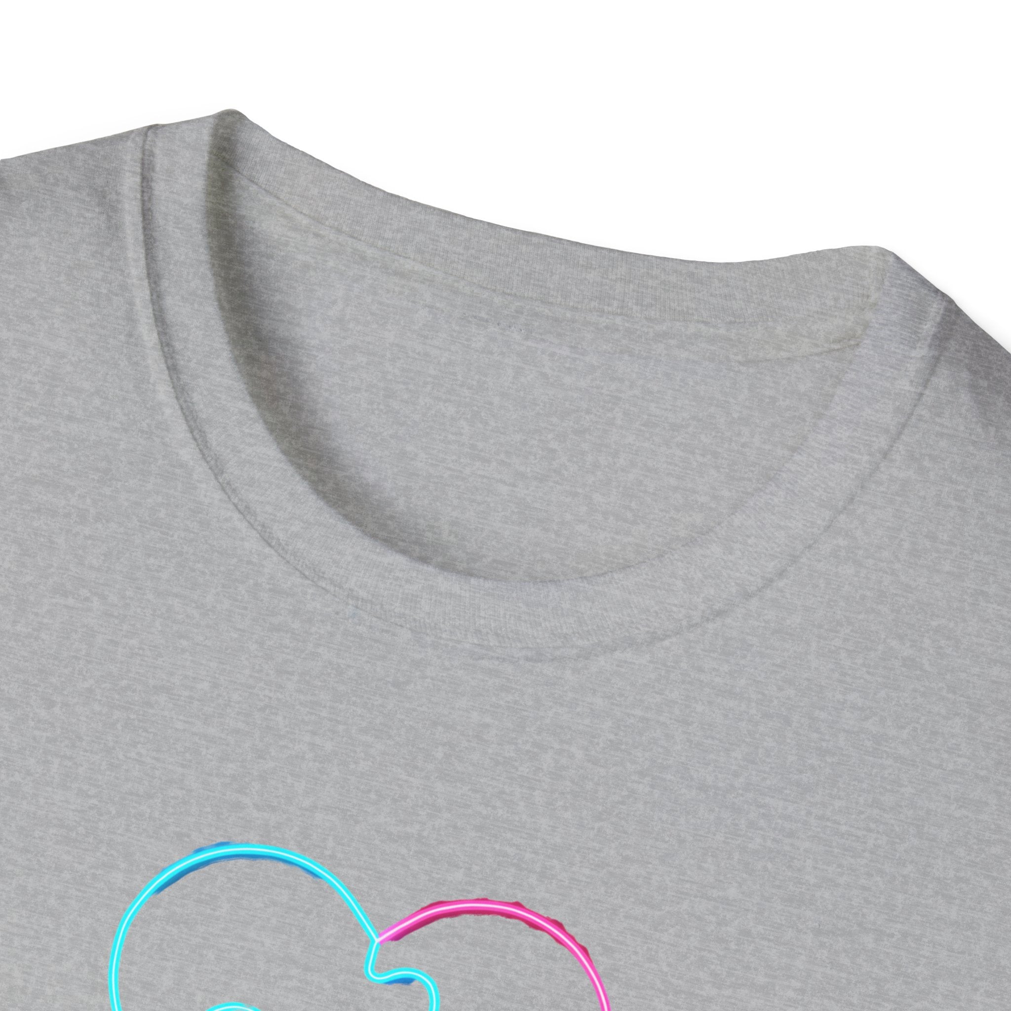 Puzzle Time Neon Heart T-Shirt