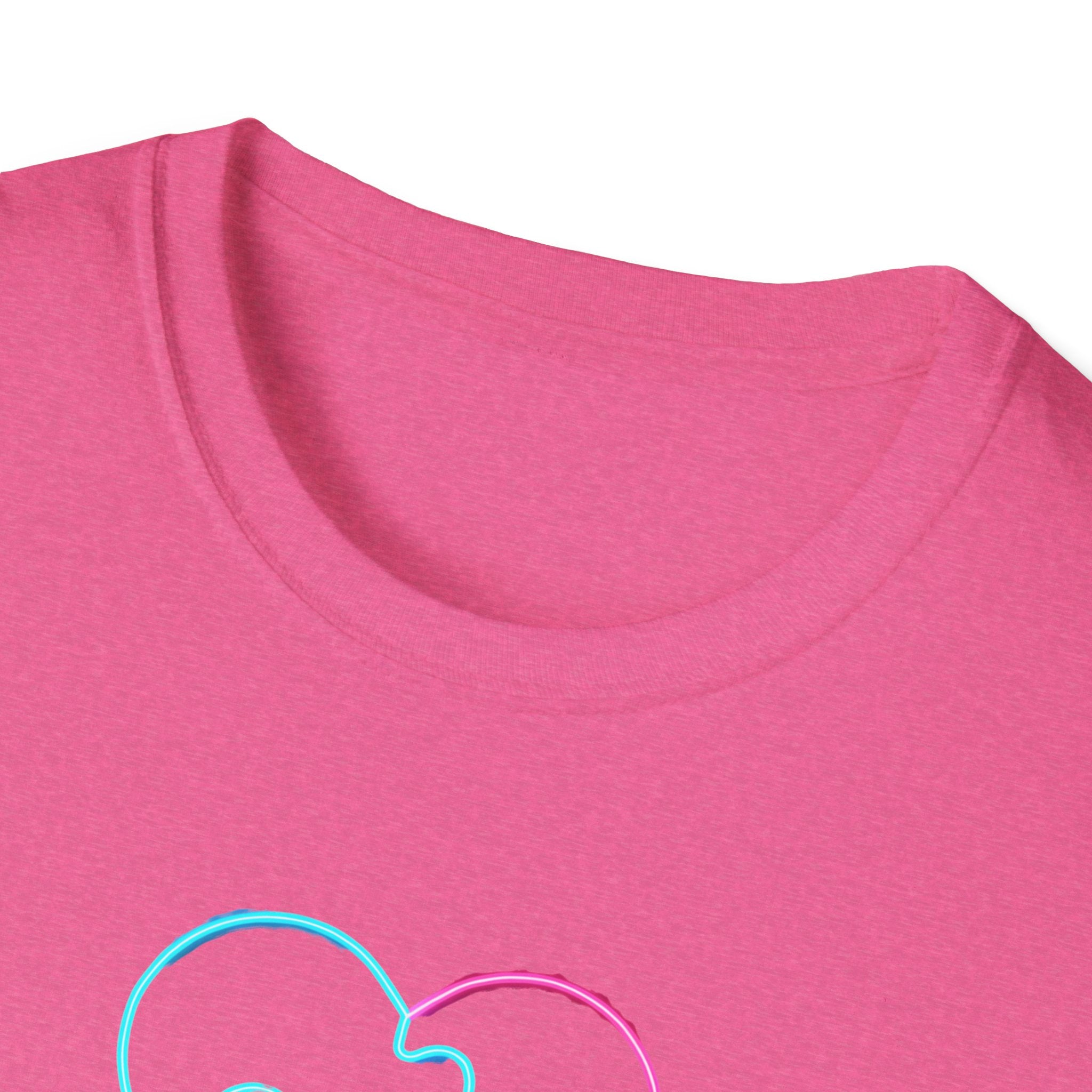 Puzzle Time Neon Heart T-Shirt