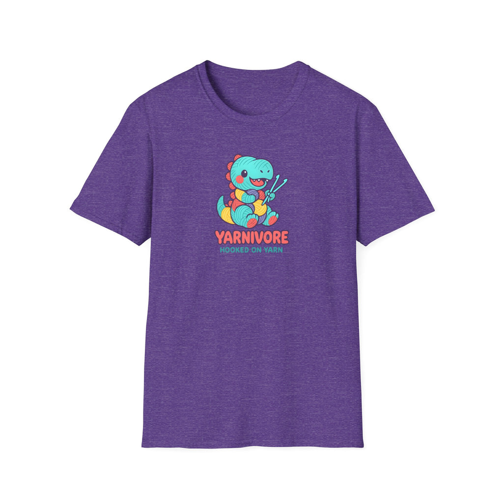 Yarnivore Knitting Dinosaur T-Shirt