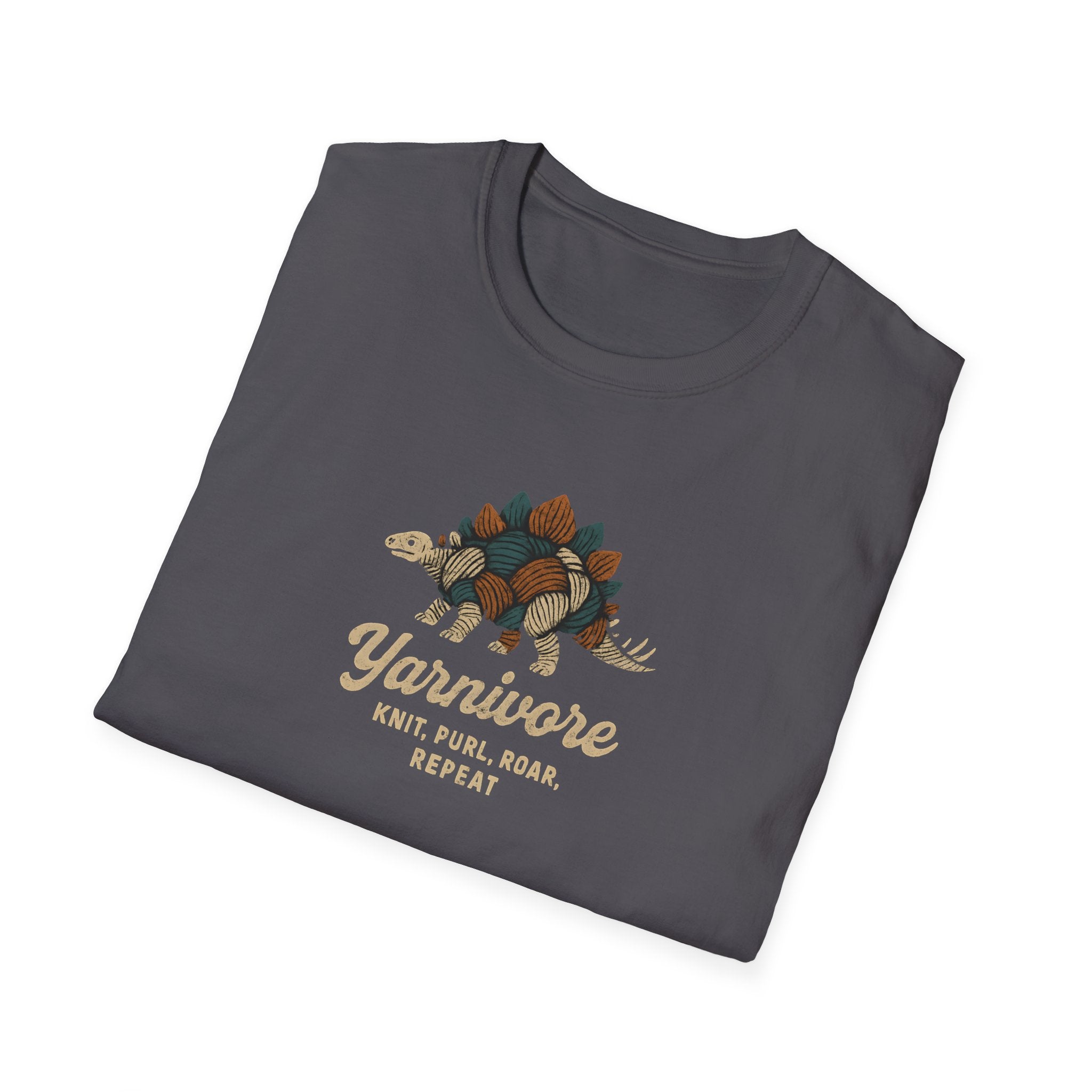 Yarnivore Knit Purl Roar T-Shirt